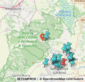 Mappa Via Romana Lucchese, 50054 Fucecchio FI, Italia (5.24875)