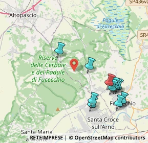Mappa Via Romana Lucchese, 50054 Fucecchio FI, Italia (4.60167)