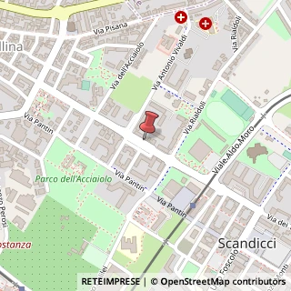 Mappa Via Gaetano Donizetti, 85, 50018 Scandicci FI, Italia, 50018 Scandicci, Firenze (Toscana)