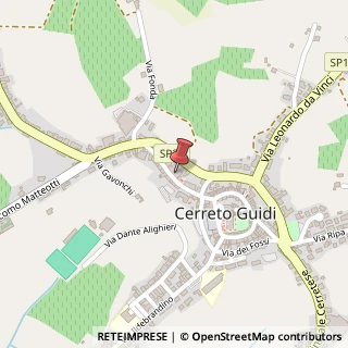 Mappa Via Vittorio Veneto, 18, 50050 Cerreto Guidi, Firenze (Toscana)