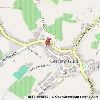Mappa Via Vittorio Veneto, 59, 50050 Cerreto Guidi, Firenze (Toscana)