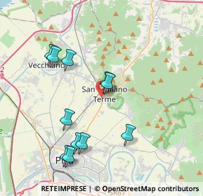 Mappa Largo Carlo Collodi, 56017 San Giuliano Terme PI, Italia (4.01909)