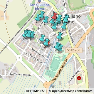 Mappa Largo Carlo Collodi, 56017 San Giuliano Terme PI, Italia (0.22692)