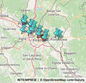 Mappa Via del Bandino, 50135 Firenze FI, Italia (11.01)