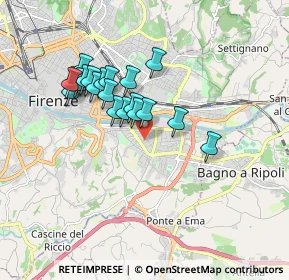 Mappa Via del Bandino, 50135 Firenze FI, Italia (1.552)