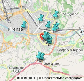 Mappa Via del Bandino, 50135 Firenze FI, Italia (1.28714)