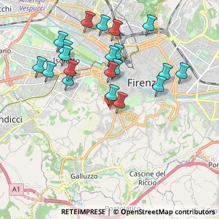 Mappa Via Ugo Foscolo, 50124 Firenze FI, Italia (2.201)