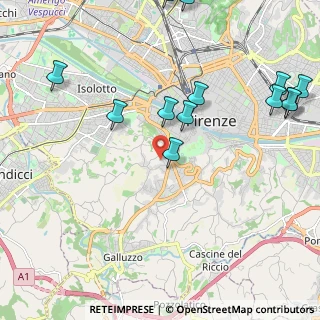 Mappa Via Ugo Foscolo, 50124 Firenze FI, Italia (2.70846)