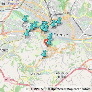 Mappa Via Ugo Foscolo, 50124 Firenze FI, Italia (1.56429)