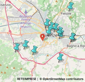 Mappa Via Ugo Foscolo, 50124 Firenze FI, Italia (3.90538)