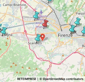 Mappa Via S. Giusto, 50143 Firenze FI, Italia (5.83909)