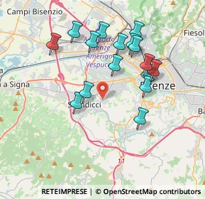 Mappa Via S. Giusto, 50143 Firenze FI, Italia (3.66125)