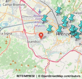 Mappa Via S. Giusto, 50143 Firenze FI, Italia (5.93313)