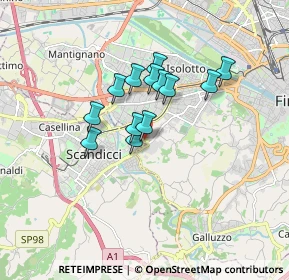 Mappa Via S. Giusto, 50143 Firenze FI, Italia (1.26538)