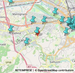 Mappa Via S. Giusto, 50143 Firenze FI, Italia (3.03167)