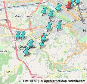 Mappa Via S. Giusto, 50143 Firenze FI, Italia (2.208)