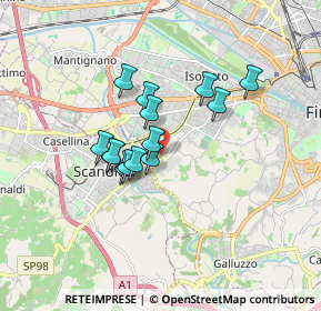 Mappa Via S. Giusto, 50143 Firenze FI, Italia (1.28)