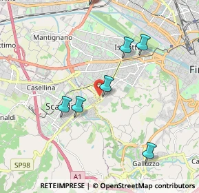 Mappa Via S. Giusto, 50143 Firenze FI, Italia (3.14846)