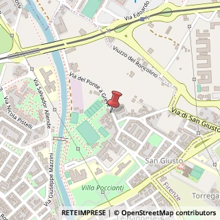 Mappa Via del Ponte a Greve, 119, 50018 Scandicci, Firenze (Toscana)