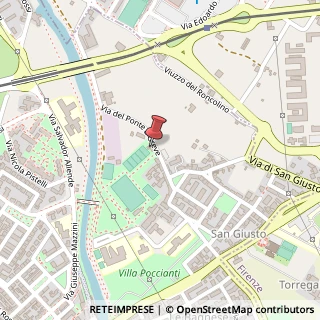 Mappa Via del Ponte a Greve, 119, 50018 Scandicci, Firenze (Toscana)