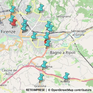 Mappa Viale Europa, 50026 Firenze FI, Italia (2.5875)