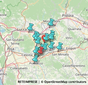 Mappa Via Pieraccetti, 56029 Santa Croce sull'Arno PI, Italia (8.77688)