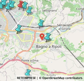 Mappa Via Gaetano Baccani, 50012 Bagno a Ripoli FI, Italia (3.202)