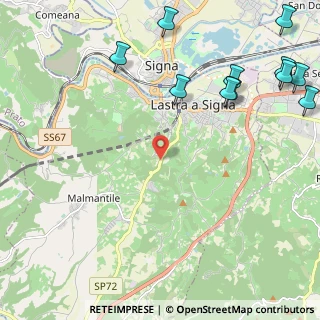 Mappa SP Vecchia Pisana, 50055 Lastra a Signa FI, Italia (3.21273)