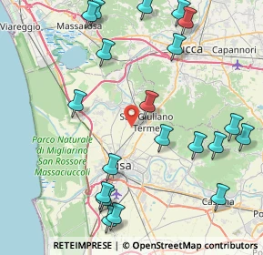 Mappa 56017 San Giuliano Terme PI, Italia (10.5205)