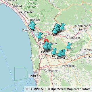 Mappa 56017 San Giuliano Terme PI, Italia (10.816)