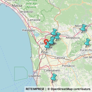 Mappa 56017 San Giuliano Terme PI, Italia (34.83368)