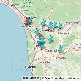 Mappa 56017 San Giuliano Terme PI, Italia (11.59188)