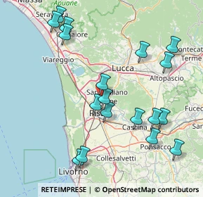 Mappa 56017 San Giuliano Terme PI, Italia (18.23056)