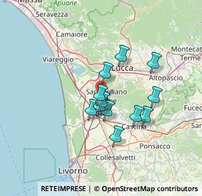 Mappa 56017 San Giuliano Terme PI, Italia (10.46583)