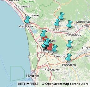 Mappa 56017 San Giuliano Terme PI, Italia (9.895)
