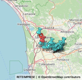 Mappa 56017 San Giuliano Terme PI, Italia (12.4895)