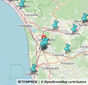 Mappa 56017 San Giuliano Terme PI, Italia (18.28786)