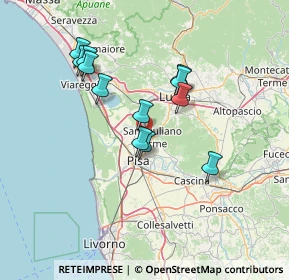 Mappa 56017 San Giuliano Terme PI, Italia (12.81167)