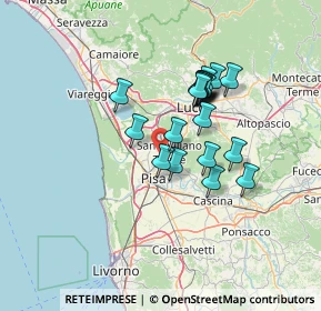 Mappa 56017 San Giuliano Terme PI, Italia (11.096)