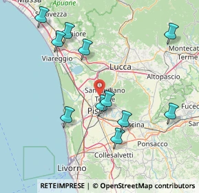 Mappa 56017 San Giuliano Terme PI, Italia (17.43545)