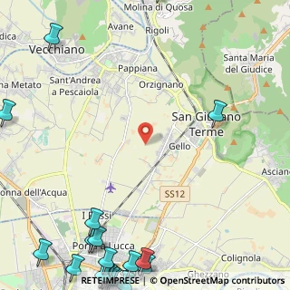 Mappa 56017 San Giuliano Terme PI, Italia (4.2205)
