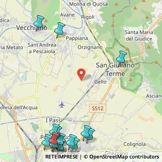 Mappa 56017 San Giuliano Terme PI, Italia (3.71125)
