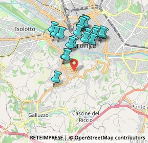 Mappa 50125 Firenze FI, Italia (1.672)