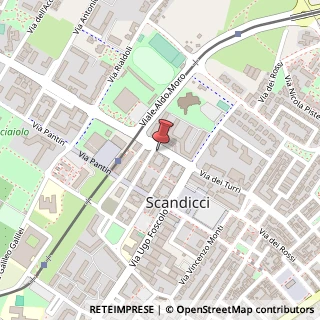 Mappa Via Giosuè Carducci, 1, 50018 Scandicci, Firenze (Toscana)