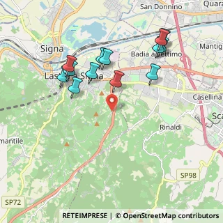 Mappa SGC Firenze - Pisa - Livorno, 50055 Lastra a Signa FI, Italia (2.08846)