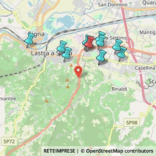 Mappa SGC Firenze - Pisa - Livorno, 50055 Lastra a Signa FI, Italia (1.87667)