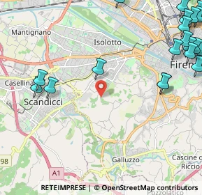 Mappa Via del Ferrone, 50124 Firenze FI, Italia (3.4275)