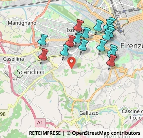 Mappa Via del Ferrone, 50124 Firenze FI, Italia (1.92278)