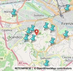 Mappa Via del Ferrone, 50143 Firenze FI, Italia (2.06636)