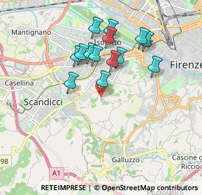 Mappa Via del Ferrone, 50124 Firenze FI, Italia (1.64714)